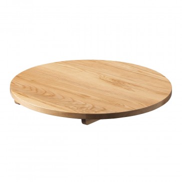   Solid Ash tabletops - Oak Stained 700mm Round