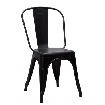  French Bistro Side Chair Black