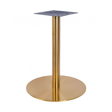   Vintage Brass Dining Height Table Base Round Large