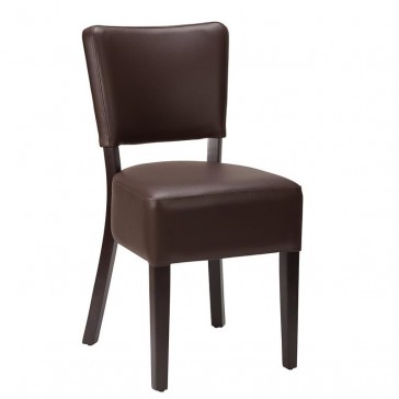     Classic Restaurant Side Chair Dark Brown