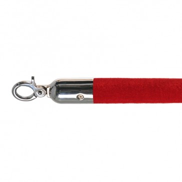 Velvet barrier cord Red