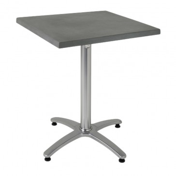     Aluminum 4 Leg Table City Square Werzalit Top