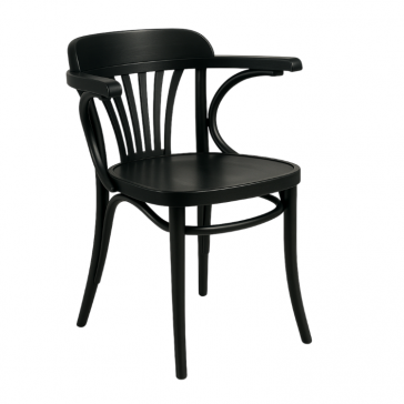             Fameg Bentwood Fanback Armchair Black