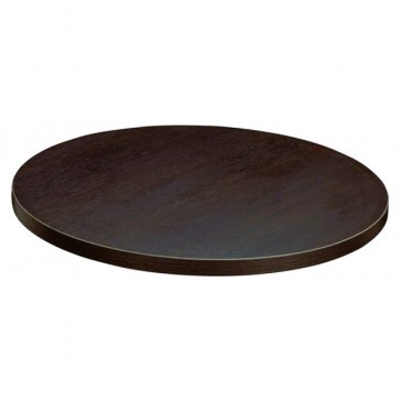      Laminate Table Top Dark Oak 680mm Round