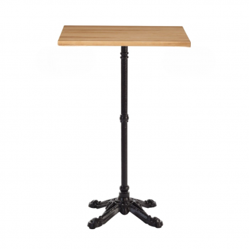      Bistro High Bar Table Oak Square