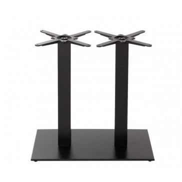         Cast Iron Slimline Dining Height Table Base Twin