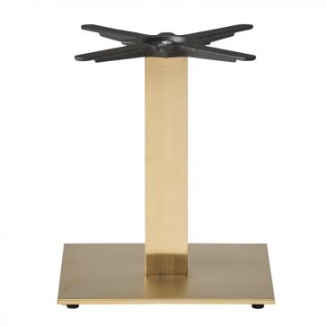 Champagne Gold Square Coffee Height Table Base