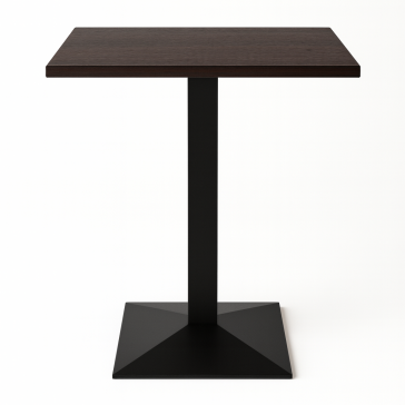     Pyramid High Bar Table Dark Oak Top Square
