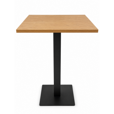            High Bar Table Oak Square
