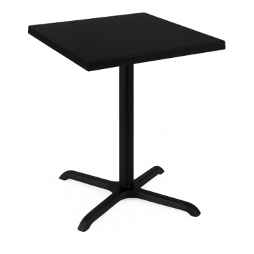        Werzalit Cross Table Black Square