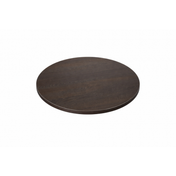         Laminate Table Top Dark Oak 600mm Round
