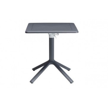            Eco folding table Anthracite 700 x 700mm Square