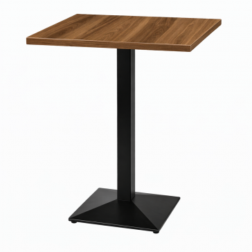     Pyramid High Bar Table Walnut Square 