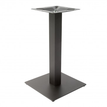  Black Steel Dining Height Table Base Square