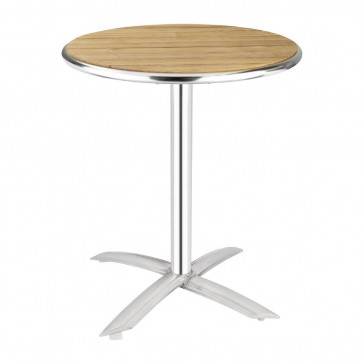     Bolero Round Flip Top Table Ash 600mm