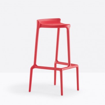          Pedrali Happy Stool 490 Red