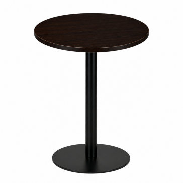                High Bar Table Dark Oak Round