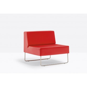    Pedrali Host Lounge Sofa Red