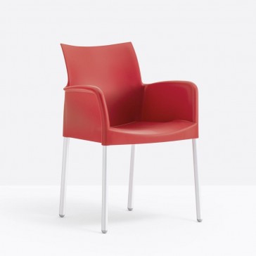       Pedrali Ice 850 Armchair Red