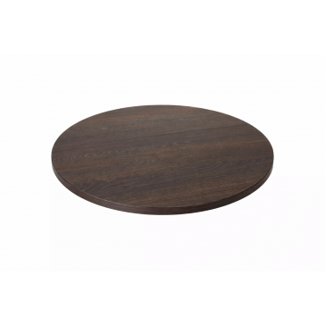         Laminate Table Top Dark Oak 600mm Round