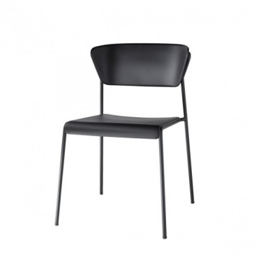           SCAB Design Lisa Technopolymer Chair Black