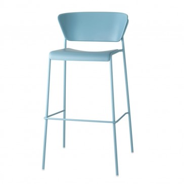      SCAB design Lisa Technopolymer Stool Light Blue