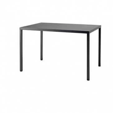 Summer Galvanized steel table Anthracite 1200 x 800mm.