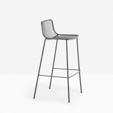       Pedrali Nolita Stool 3658 Anthracite Grey