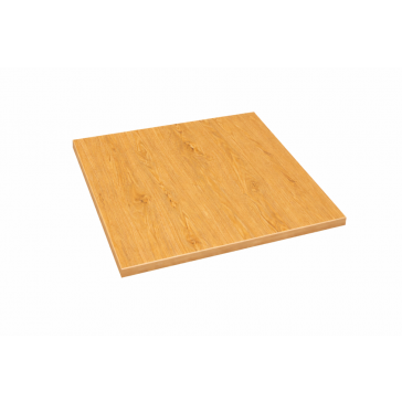      Laminate Table Top Oak 680mm Square