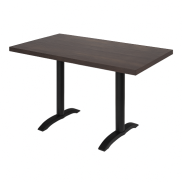      Olympia Twin Dining Table Dark Oak