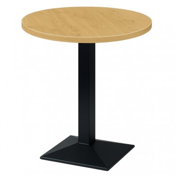     Pyramid High Bar Round Table Oak Top