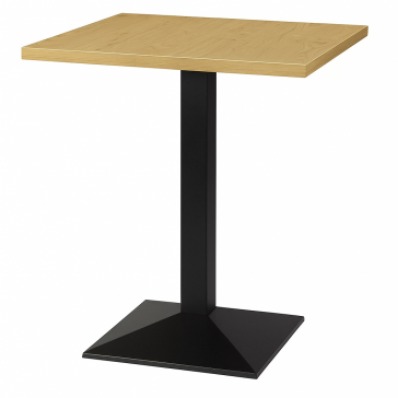     Pyramid High Bar Table Oak Top Square