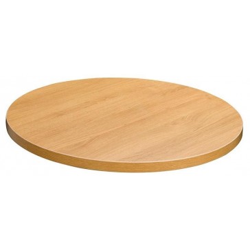   Laminate Table Top Oak Round 600mm