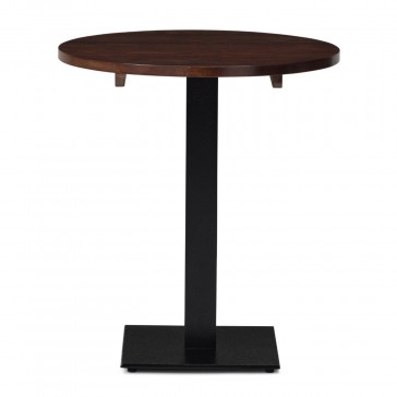    Solid Wood Walnut Dining Table Round 700mm