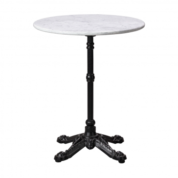       Solid Real Marble Bistro Dining Table Round 