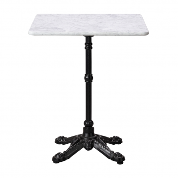    Solid Real Marble Bistro Dining Table Square