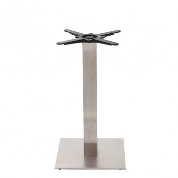      Dining Height Stainless Steel Table Base Square