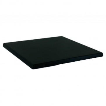  Werzalit Table Top Black Square 800mm