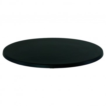     Werzalit Table Top Black Round 700mm