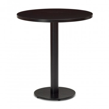   Black Steel Round Dining Table Black