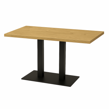           Black Twin Dining Table Oak