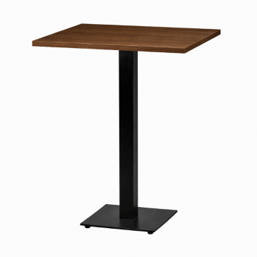           High Bar Table Walnut Square