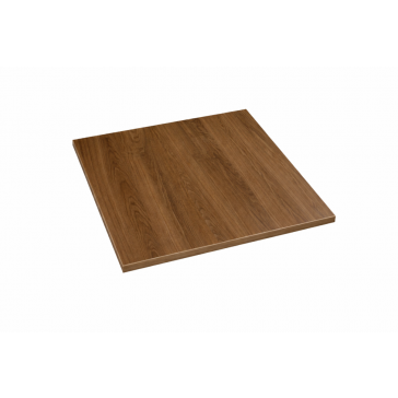        Laminate Table Top Walnut 680mm Square