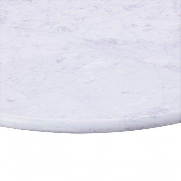 Marble Carrara Top 700mm Round