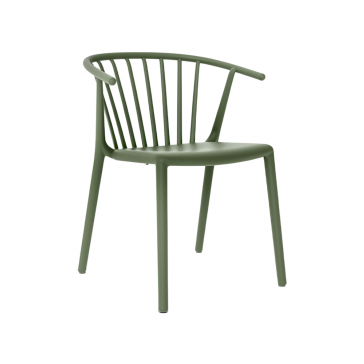                  Resol Woody Armchair Green Grey