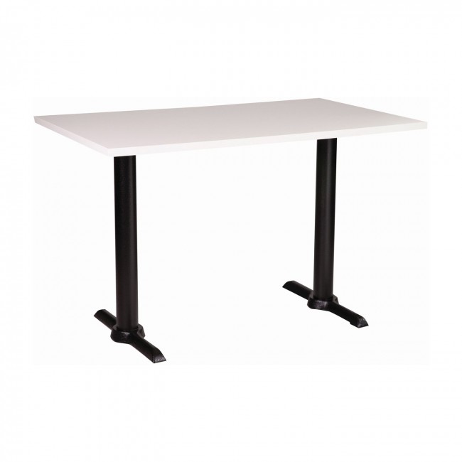 Olympia Twin Dining Table White 1200 x 700mm Chair Business