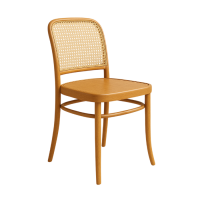             Fameg Cane Back Chair 811 Oak Finish