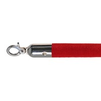 Velvet barrier cord Red