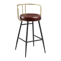    Cocktail Barstool Claret Red