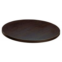     Laminate Table Top Dark Oak 600mm Round